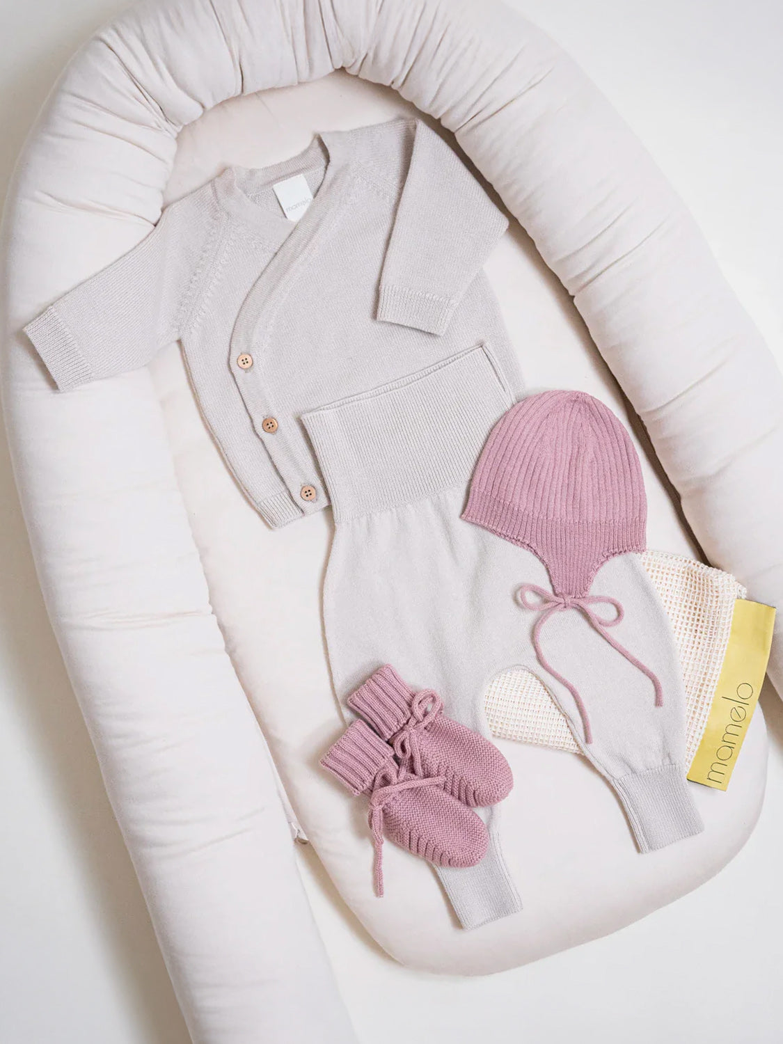 THE WOOLLY BABY BOOTIE - rose