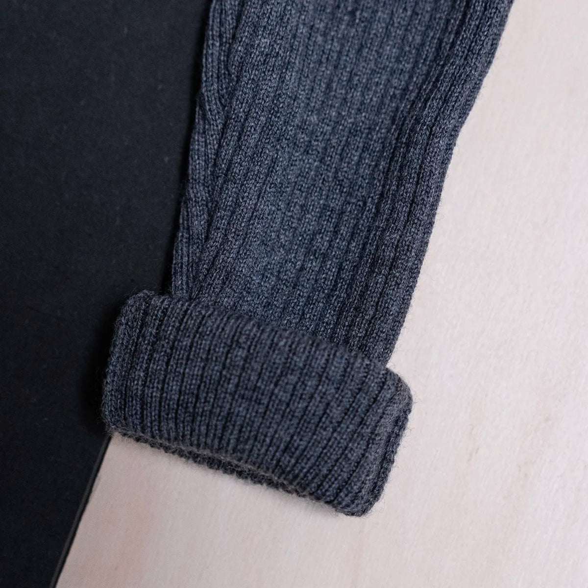 THE WOOLLY LEGGINGS - graphite grey