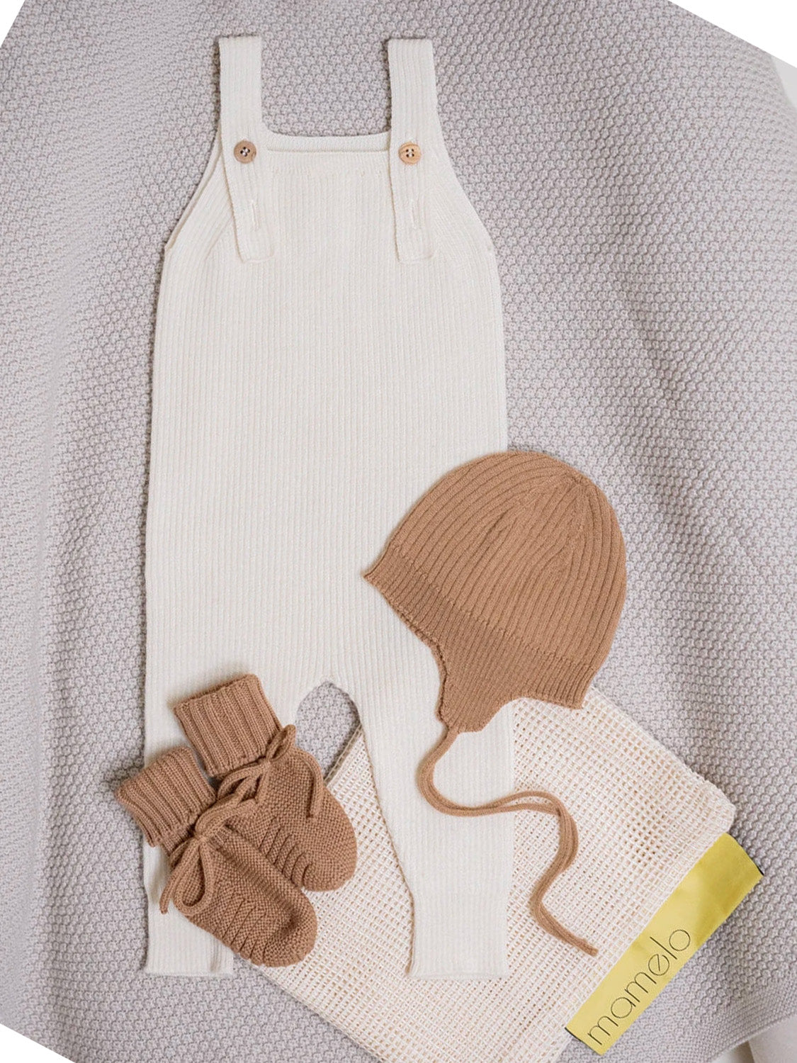 THE WOOLLY BABY BOOTIE - camel