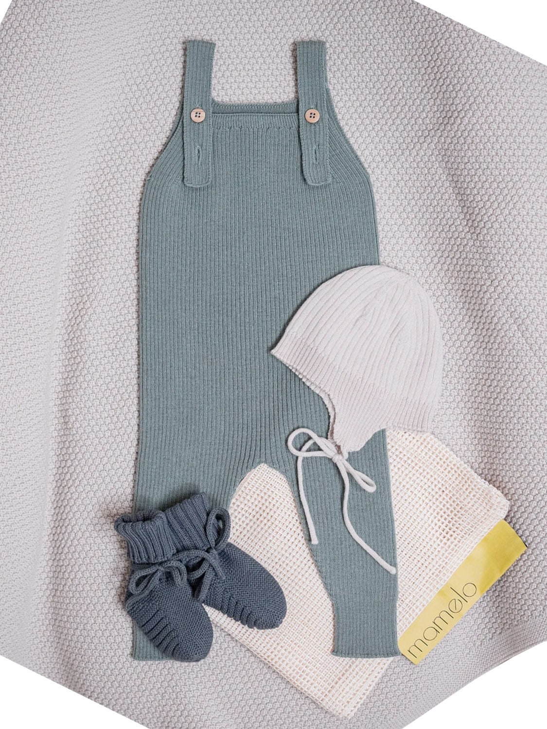 THE WOOLLY BABY BOOTIE - grey