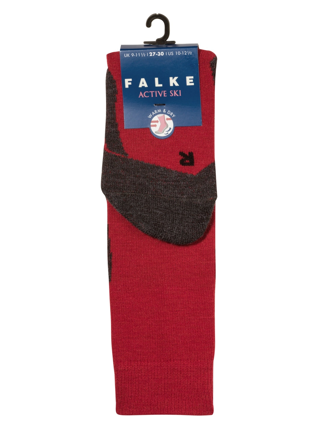 Falke Kids Ski socks Active Ski KH Red in Red 1471014470-546580678-2.jpg | NICKIS.com