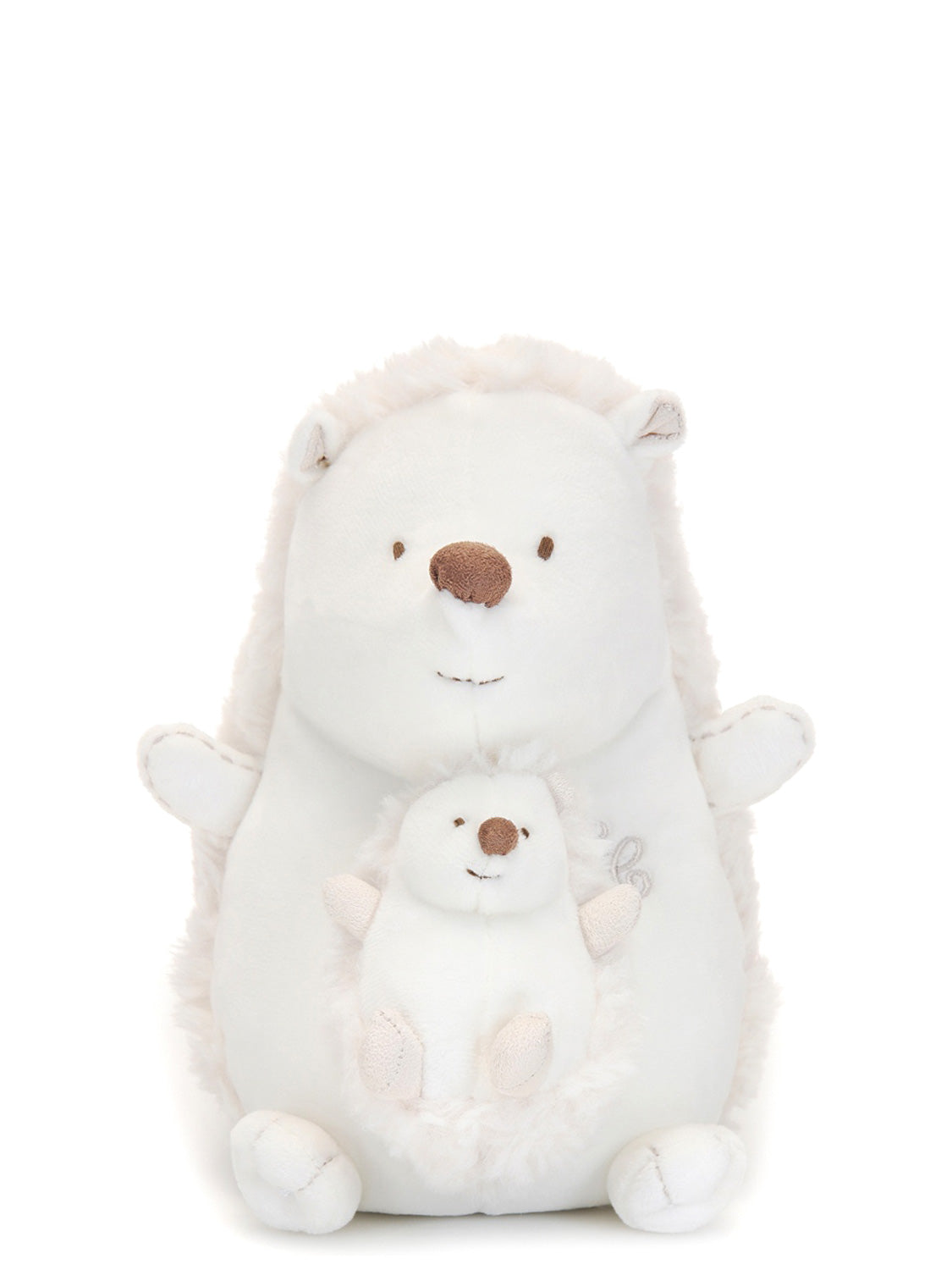Tartine et Chocolat Kids stuffed animal Hedgehog Leon White in White 1552413181-3302574271-1.jpg | NICKIS.com