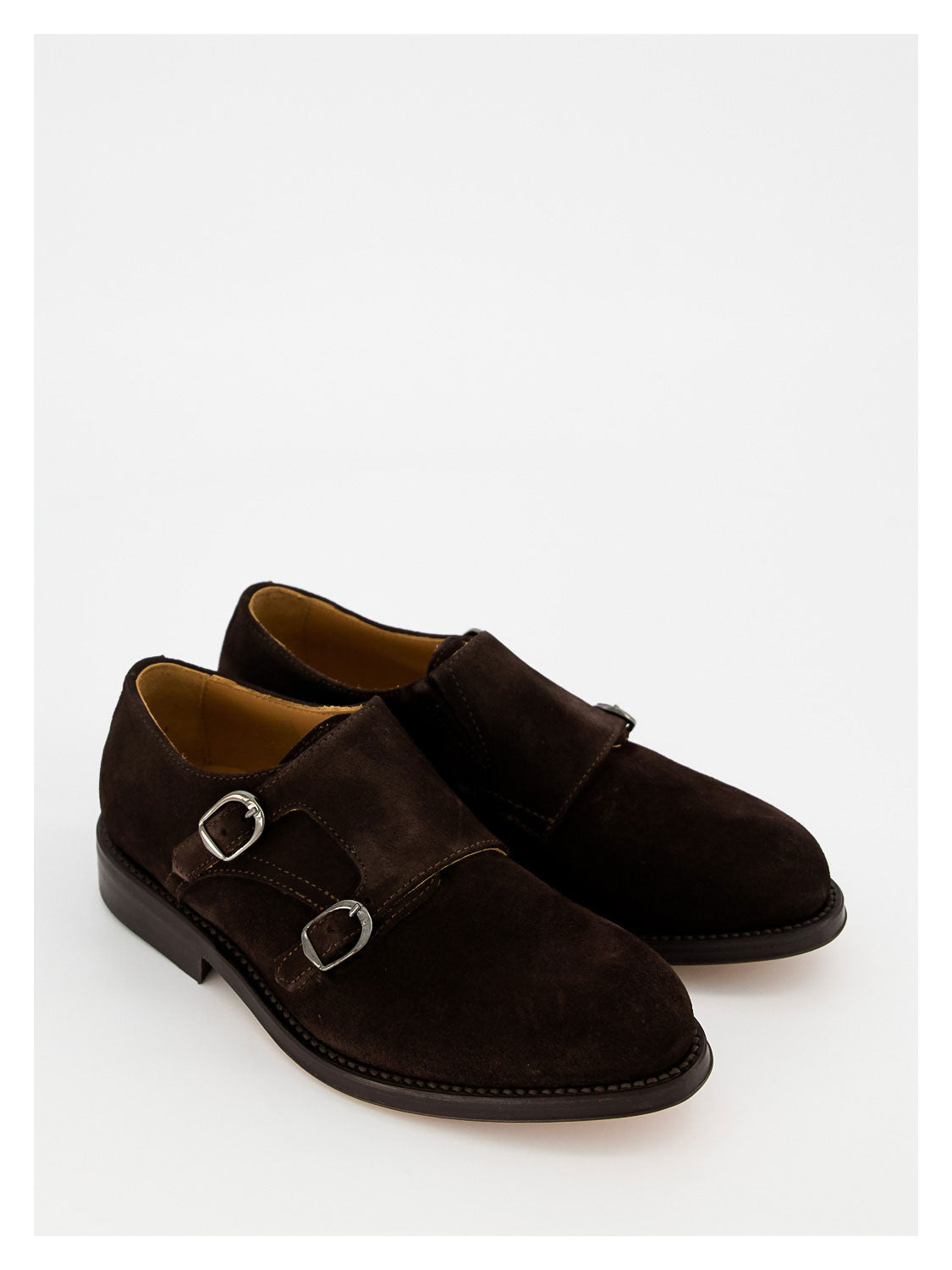 Gallucci Kids Derby Shoes Cuoio Velour Brown in Brown 1582212256-3305983046-8.jpg | NICKIS.com