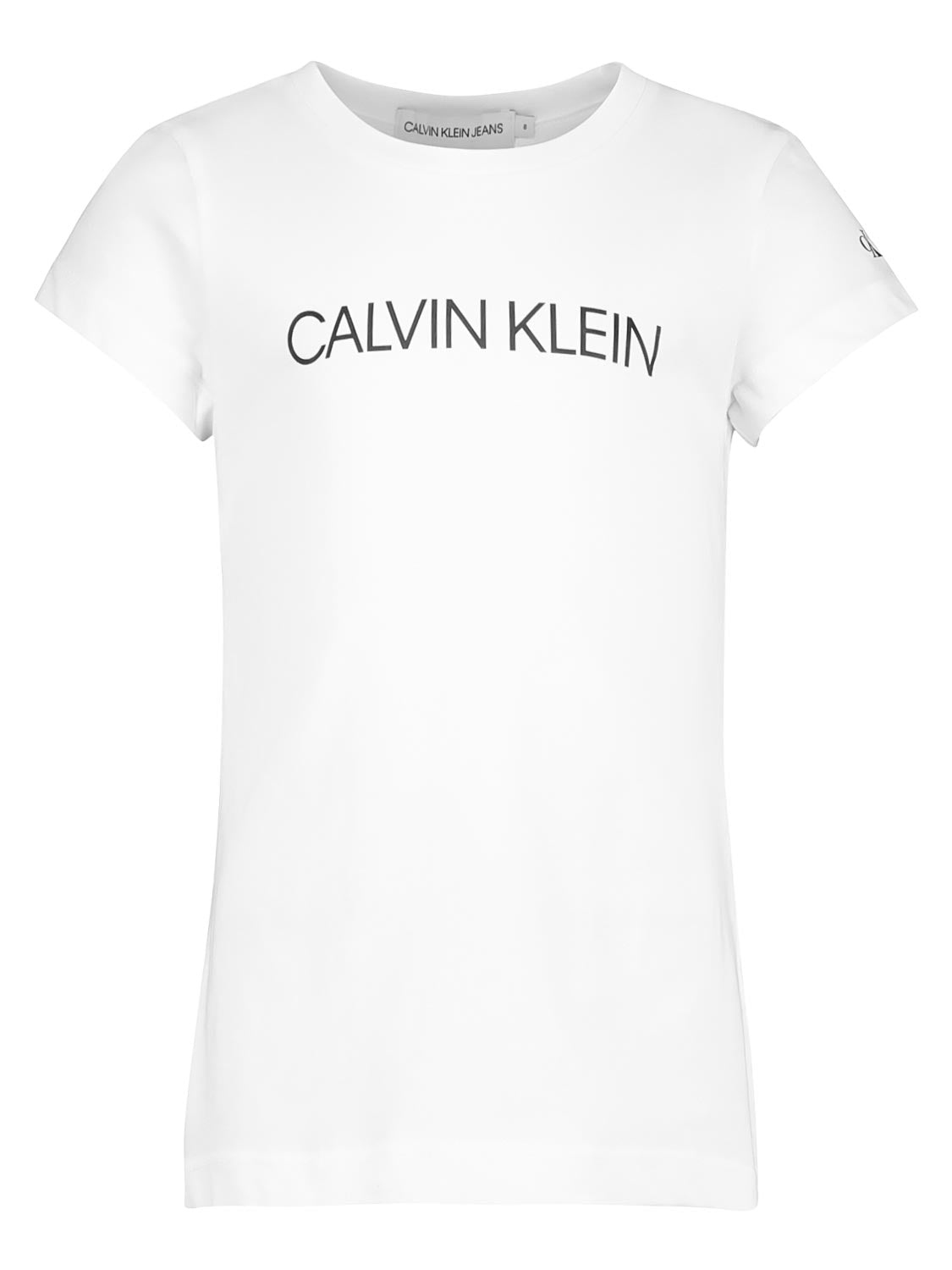 Calvin Klein Kids t-shirt Institutional White in White 1584718372-3304937334-1.jpg | NICKIS.com