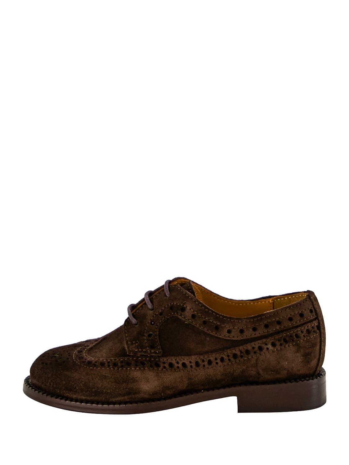 Gallucci Kids Derby Shoes Brown in Brown 1603111379-3307440121-1.jpg | NICKIS.com