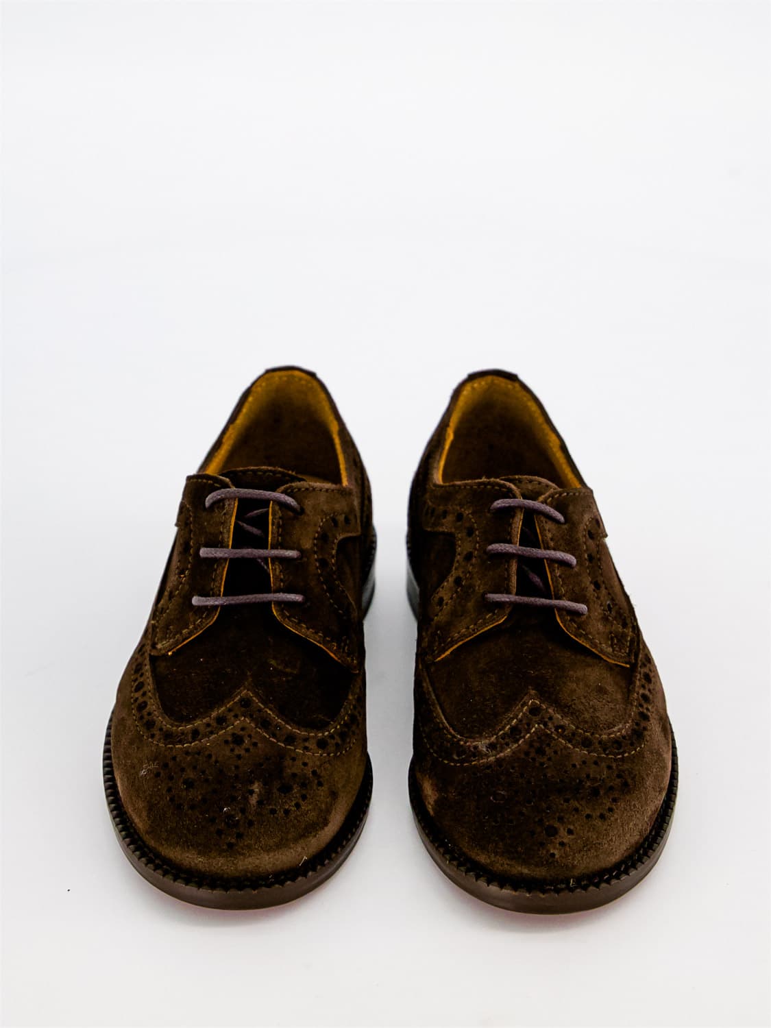 Gallucci Kids Derby Shoes Brown in Brown 1603111383-3307440121-7.jpg | NICKIS.com