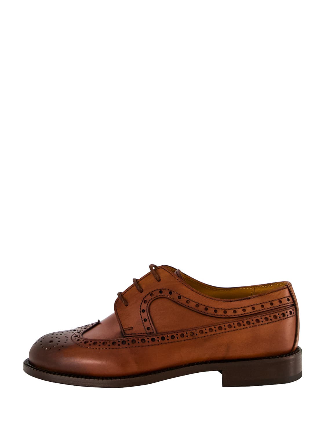 Gallucci Kids Derby Shoes Brown in Brown 1603441864-3301384150-1.jpg | NICKIS.com