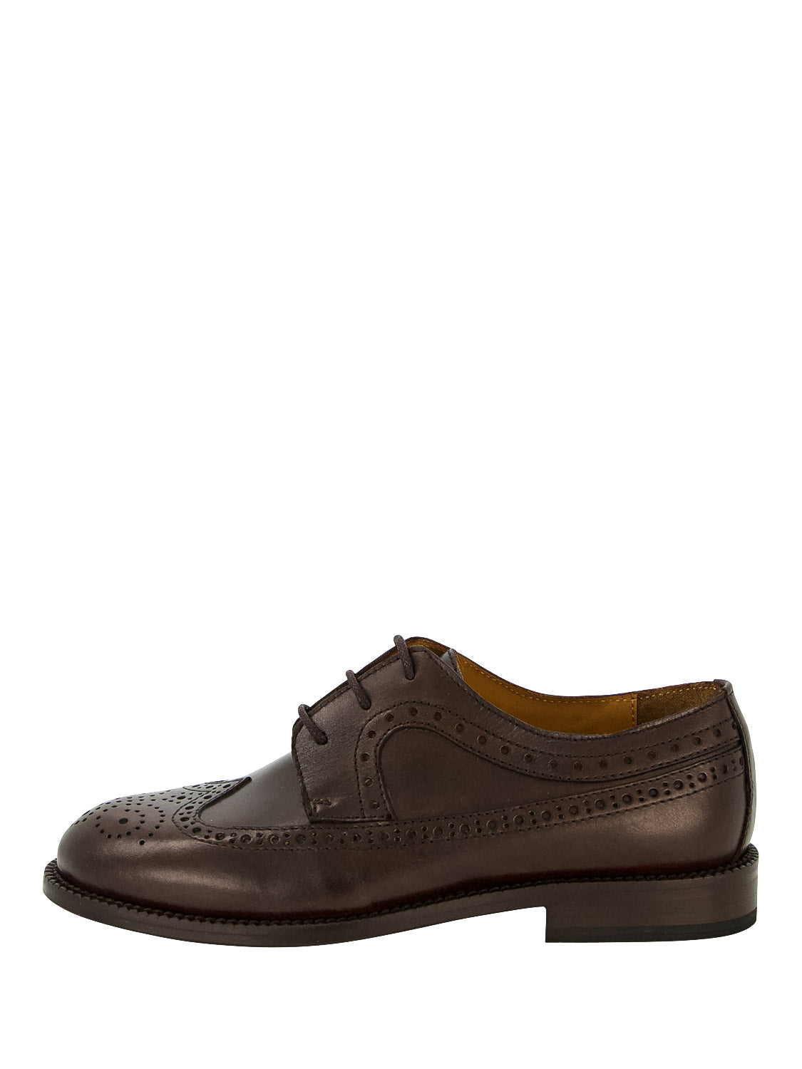 Gallucci Kids Derby Shoes Brown in Brown 1638807446-3306510190-1.jpg | NICKIS.com