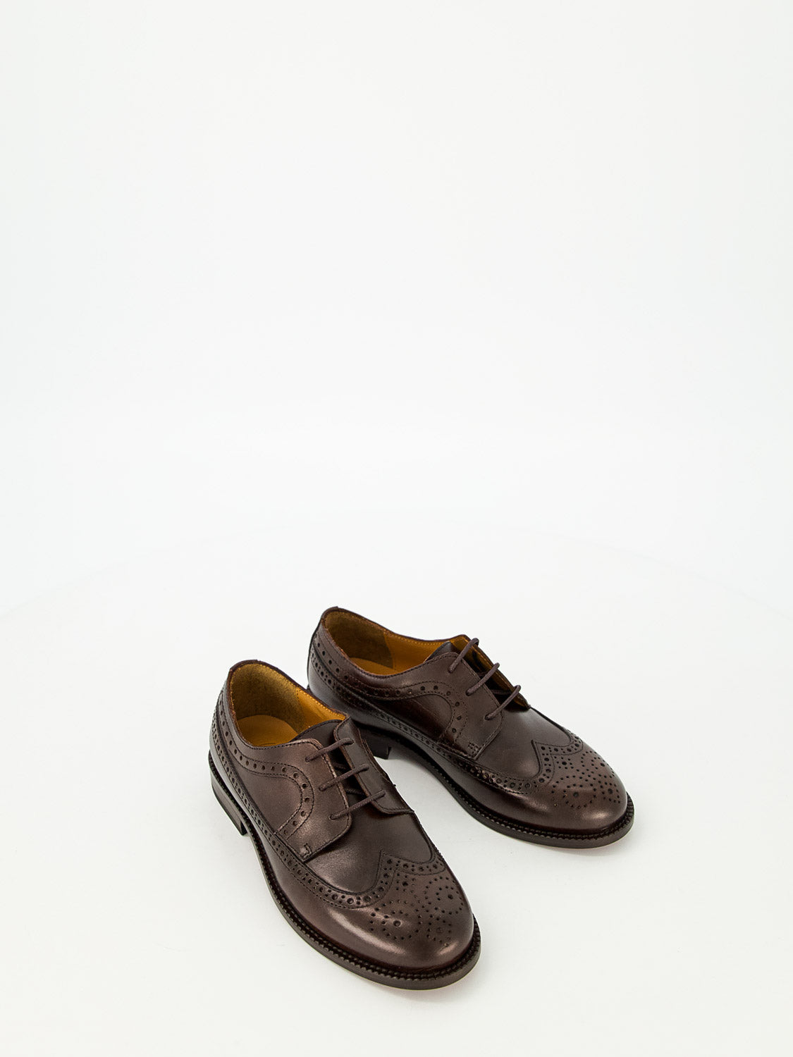 Gallucci Kids Derby Shoes Brown in Brown 1638807448-3306510190-5.jpg | NICKIS.com