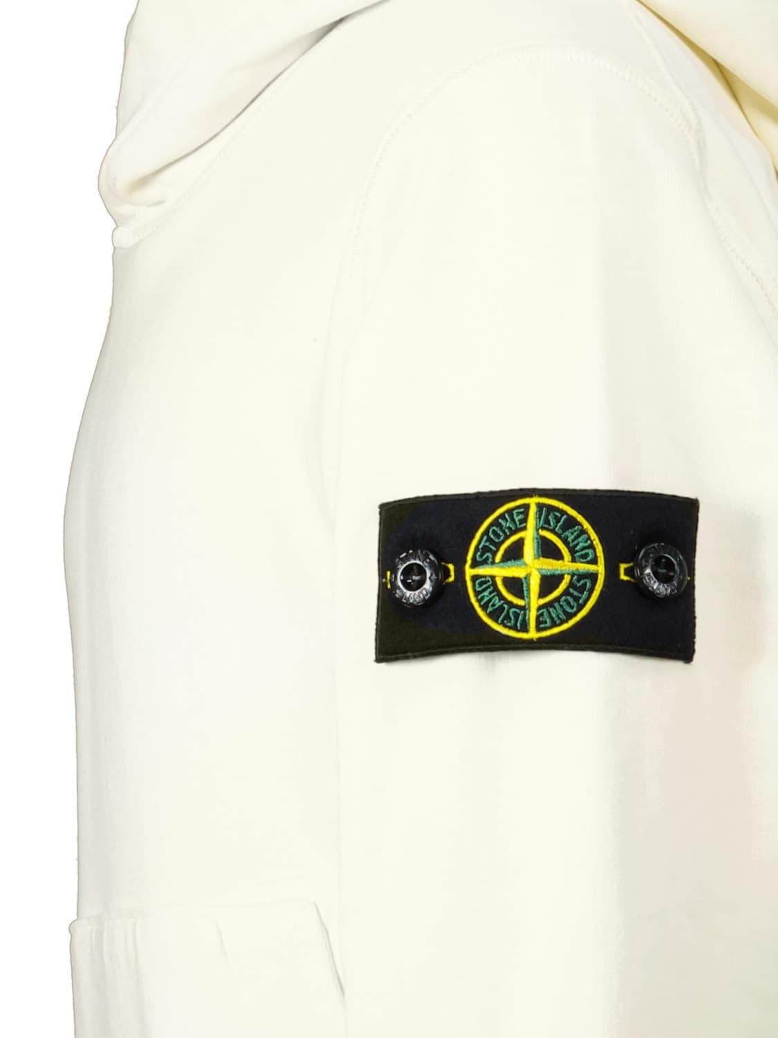 STONE ISLAND JUNIOR Kids hoodie Yellow in Yellow 1643382398-6505540089-6.jpg | NICKIS.com