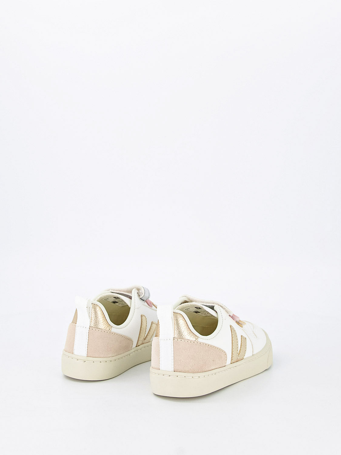 Veja Kids sneakers Small V-10 White in White 1643386459-6508275215-6.jpg | NICKIS.com