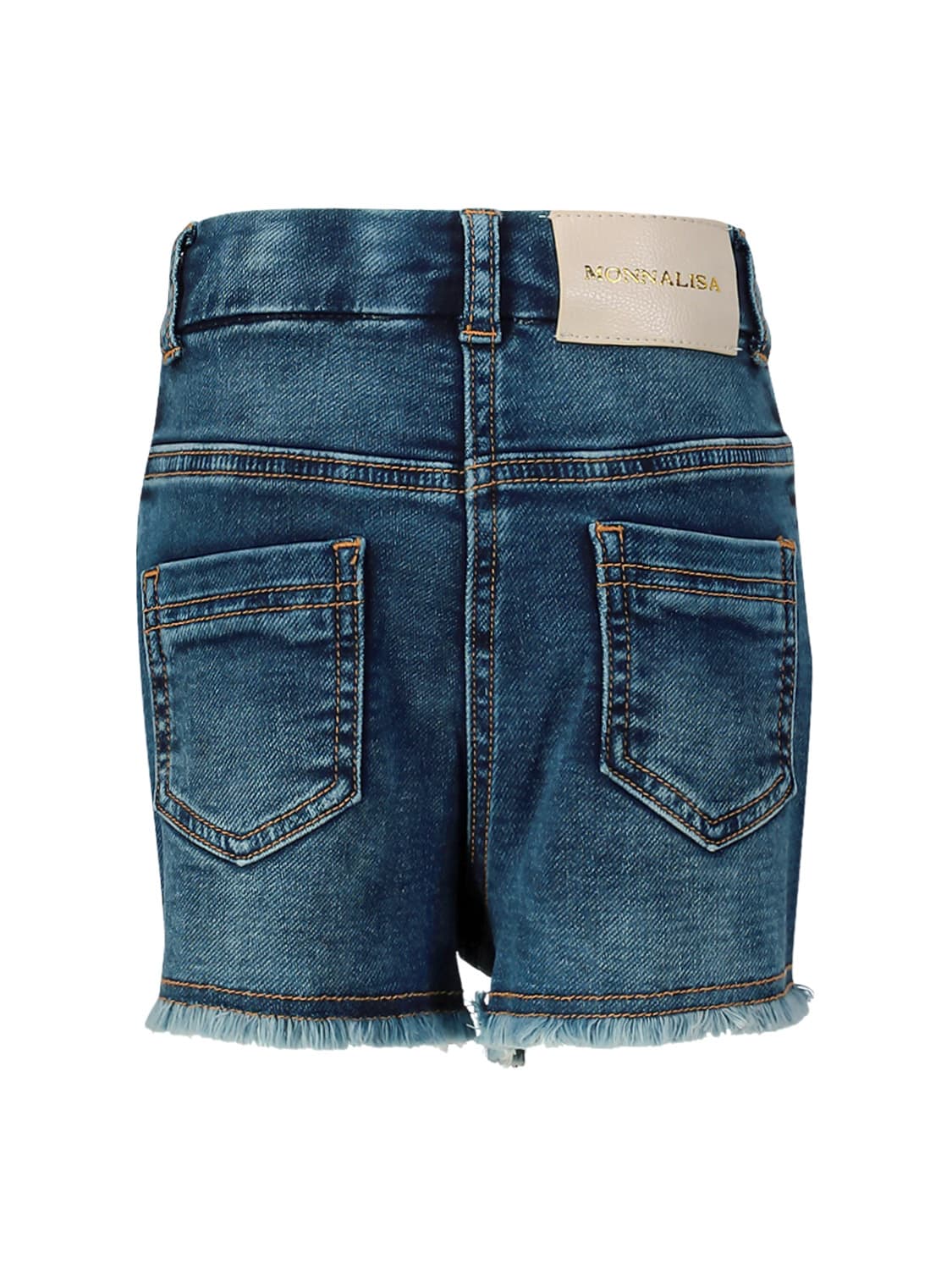 Monnalisa Kids Shorts Blue in Blue 1658997250-6605490528-4.jpg | NICKIS.com