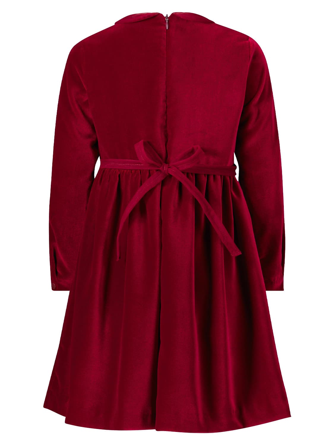 Il Gufo Kids dress Burgundy in Burgundy 1666362219-6609287782-5.jpg | NICKIS.com