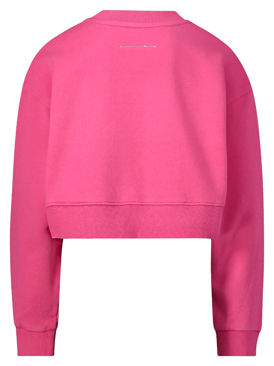 MM6 Maison Margiela Kids Sweatshirt Fuchsia in Fuchsia 1670863241-6704458286-4.jpg | NICKIS.com