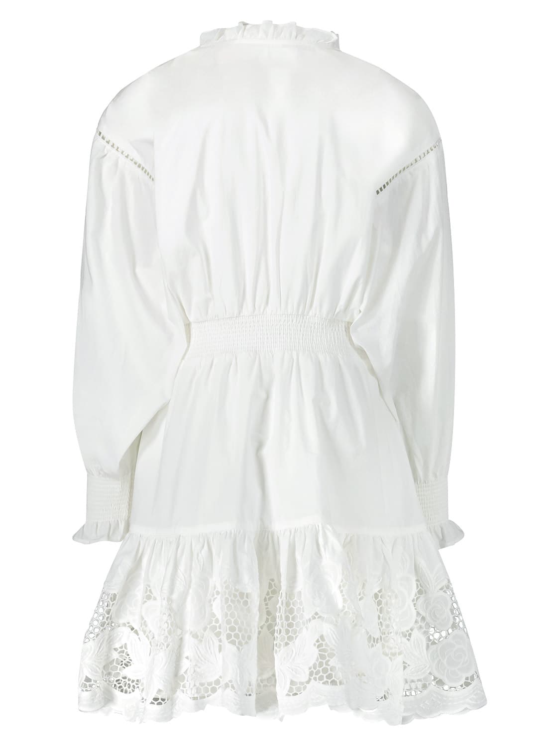 DESIGNERS, REMIX GIRLS Kids dress Emme White in White 1675084173-6703918137-4.jpg | NICKIS.com