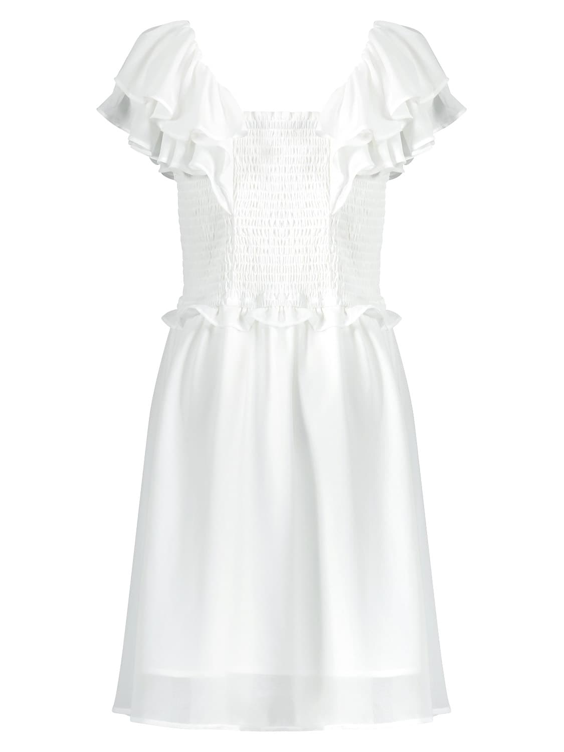 DESIGNERS, REMIX GIRLS Kids dress Sanremo White in White 1675084199-6705315726-4.jpg | NICKIS.com