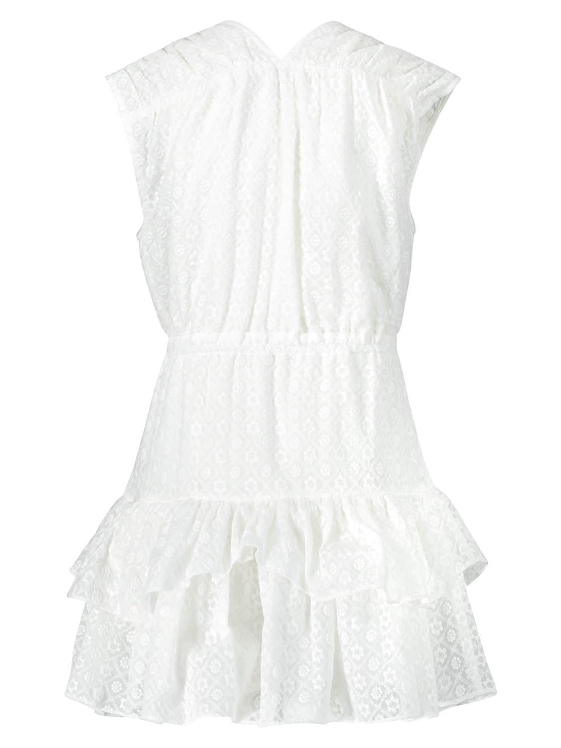 DESIGNERS, REMIX GIRLS Kids dress Rose White in White 1675084229-6707853888-4.jpg | NICKIS.com