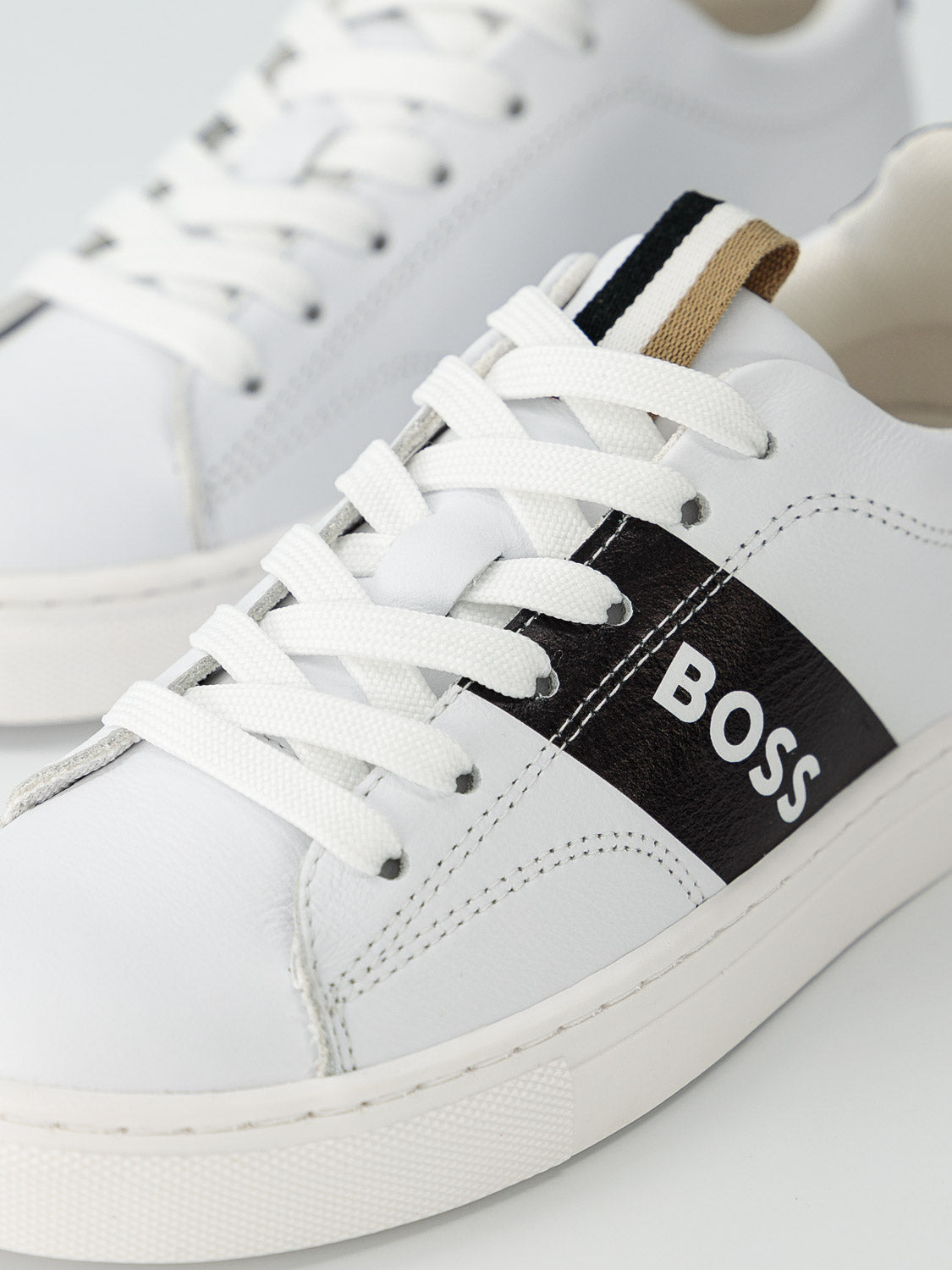 Boss Kids sneakers White in White 1675698473-6708798057-7.jpg | NICKIS.com