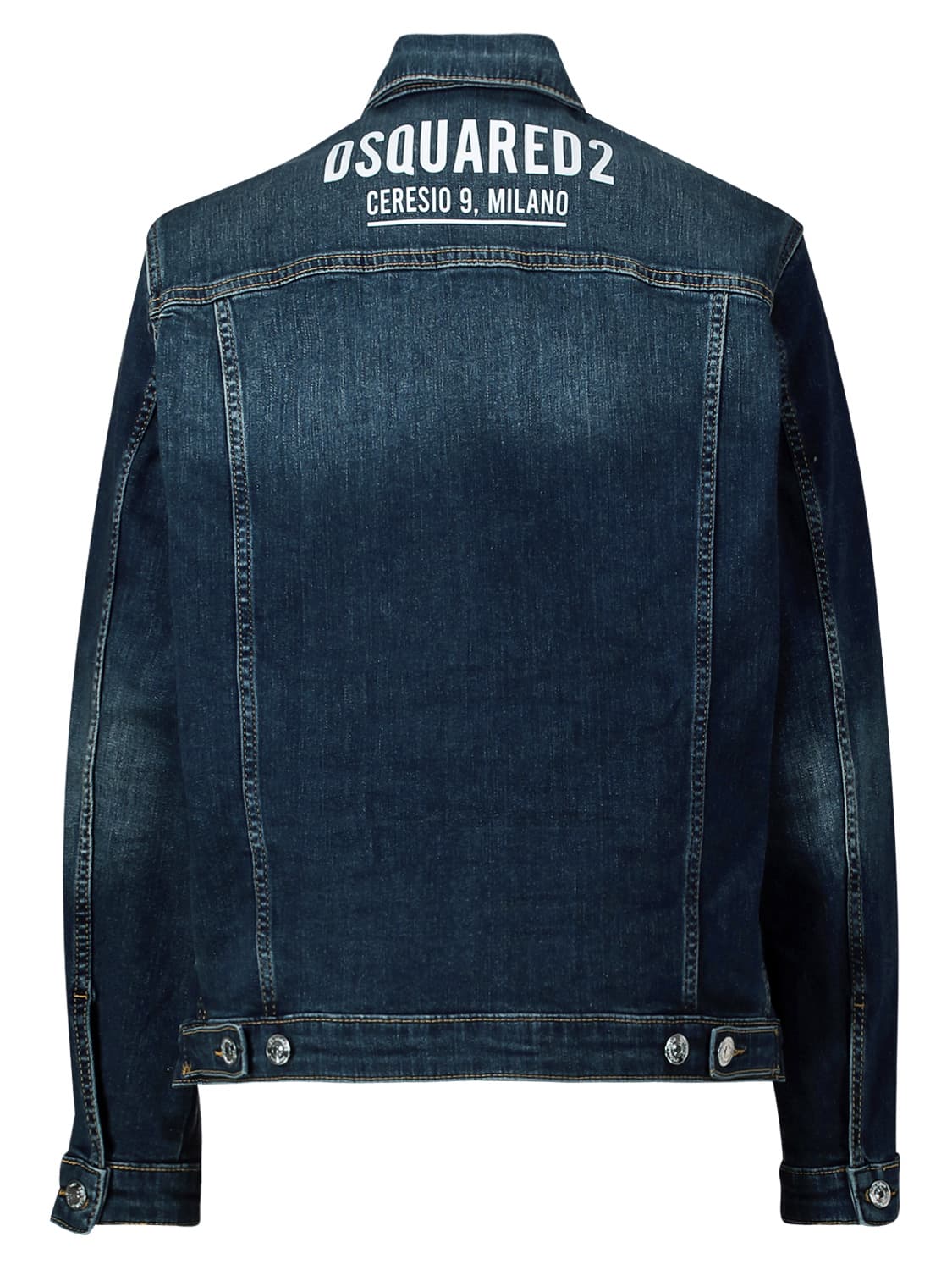 DSQUARED2 Kids jacket Blue in Blue 1676388195-6704186020-4.jpg | NICKIS.com