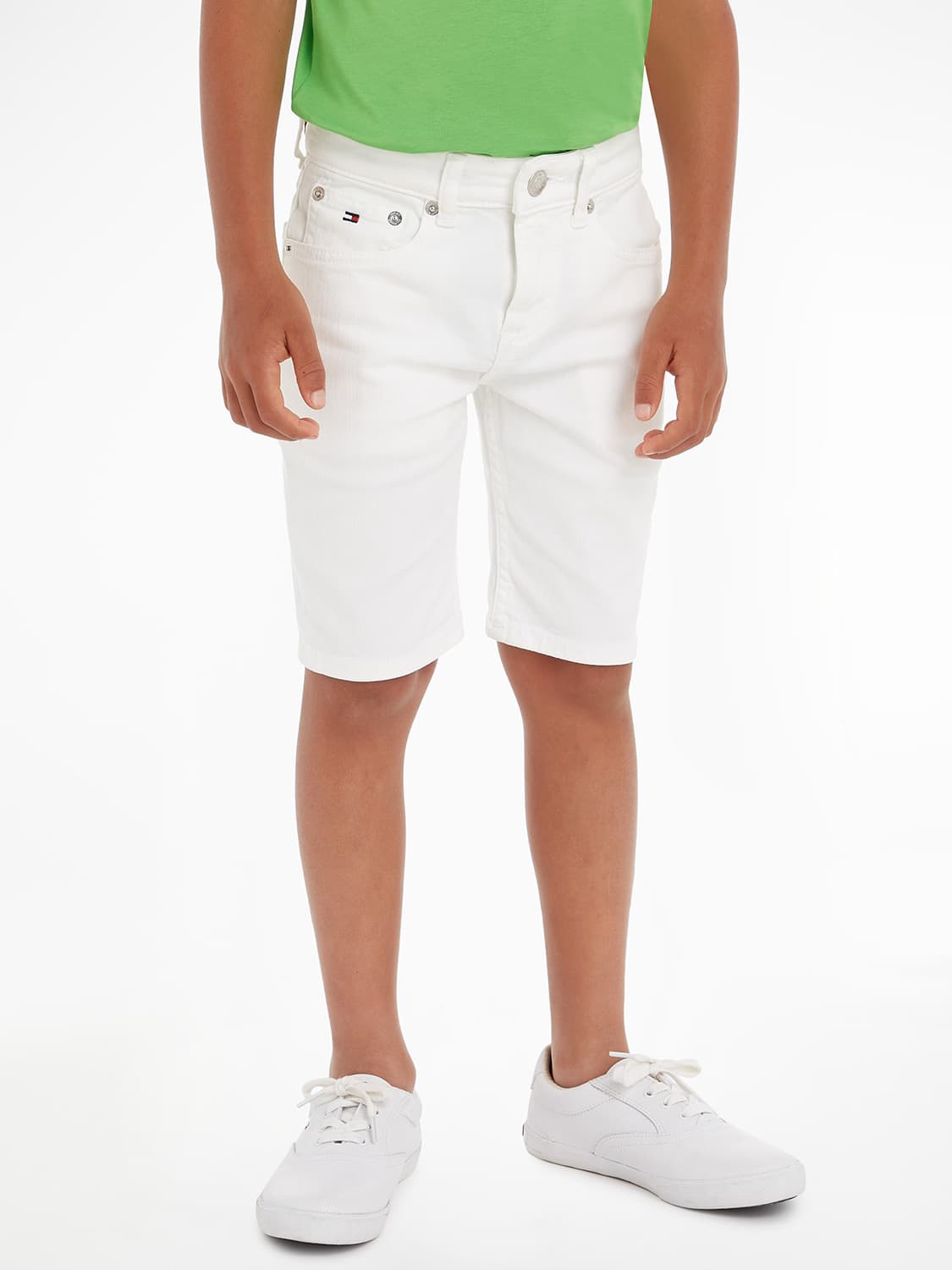 Tommy Hilfiger Kids Shorts Scanton Short Denim White in White 1676660782-6700475323-2.jpg | NICKIS.com