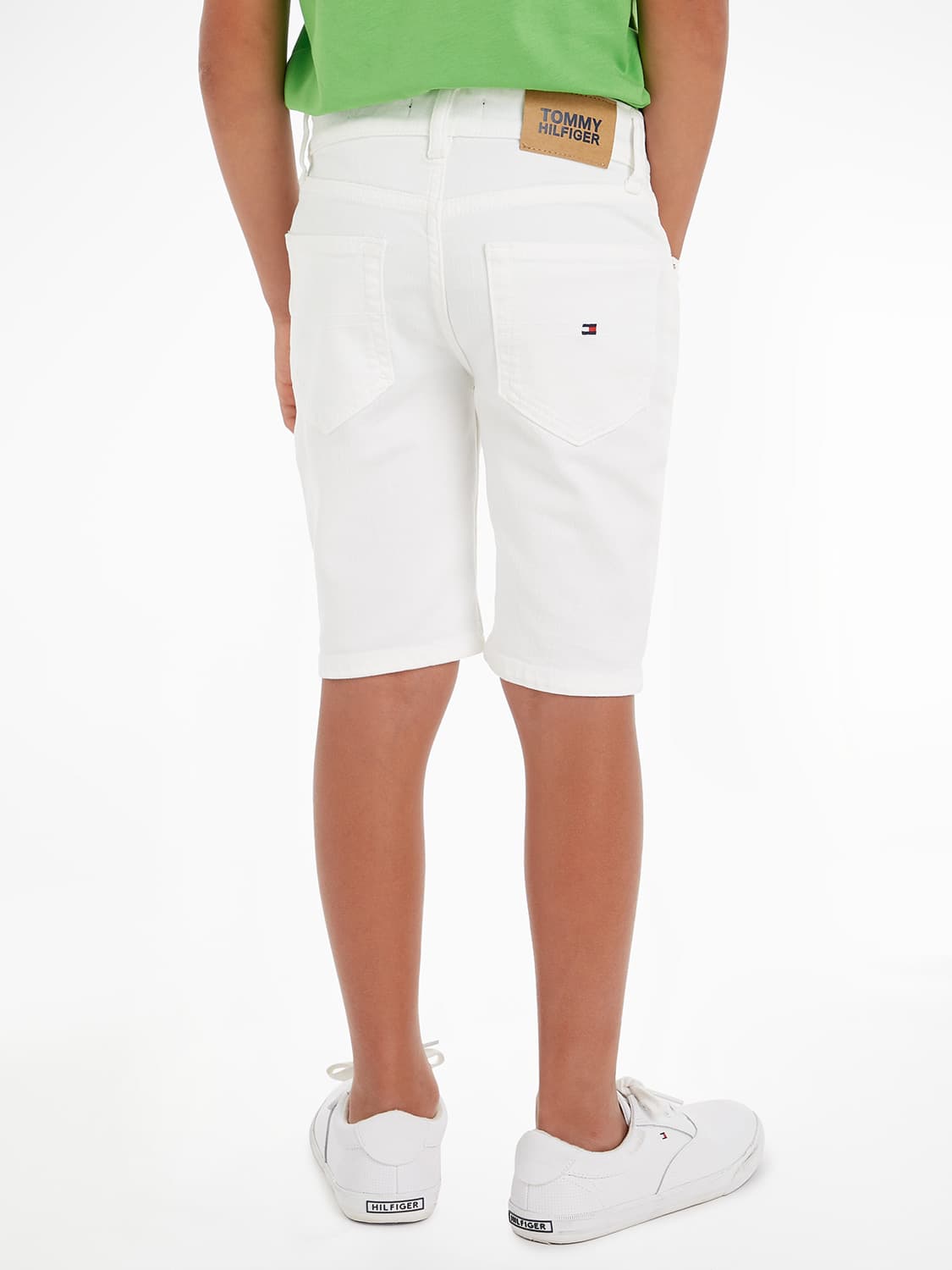 Tommy Hilfiger Kids Shorts Scanton Short Denim White in White 1676660783-6700475323-3.jpg | NICKIS.com