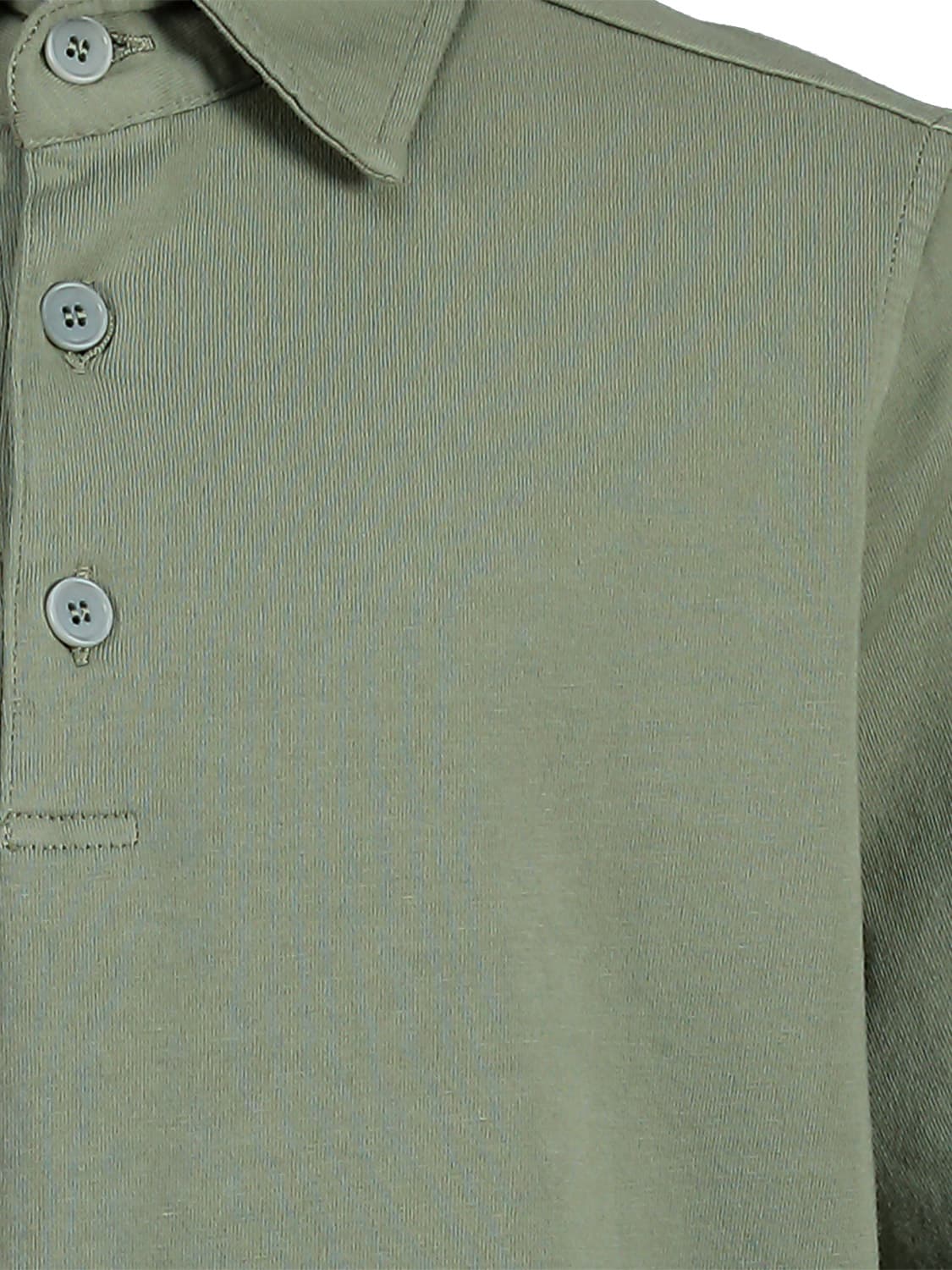 Aspesi Kids Polo Shirt Olive Green in Olive Green 1677251251-6706326736-5.jpg | NICKIS.com