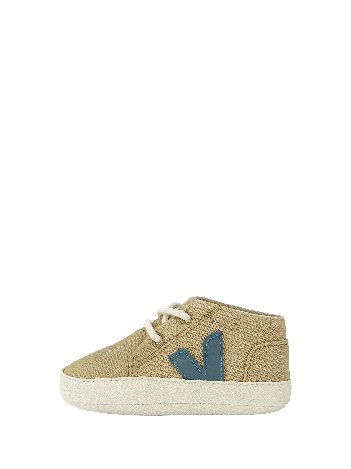 Veja Kids Baby Shoes Baby Canvas Khaki in Khaki 1678124429-6708248869-1.jpg | NICKIS.com