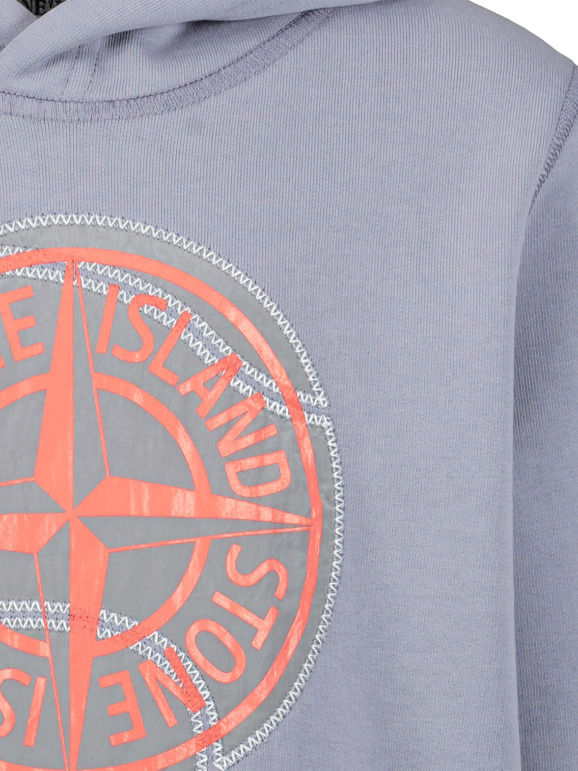 STONE ISLAND JUNIOR Kids hoodie Grey in Grey 1678463751-6706499462-5.jpg | NICKIS.com