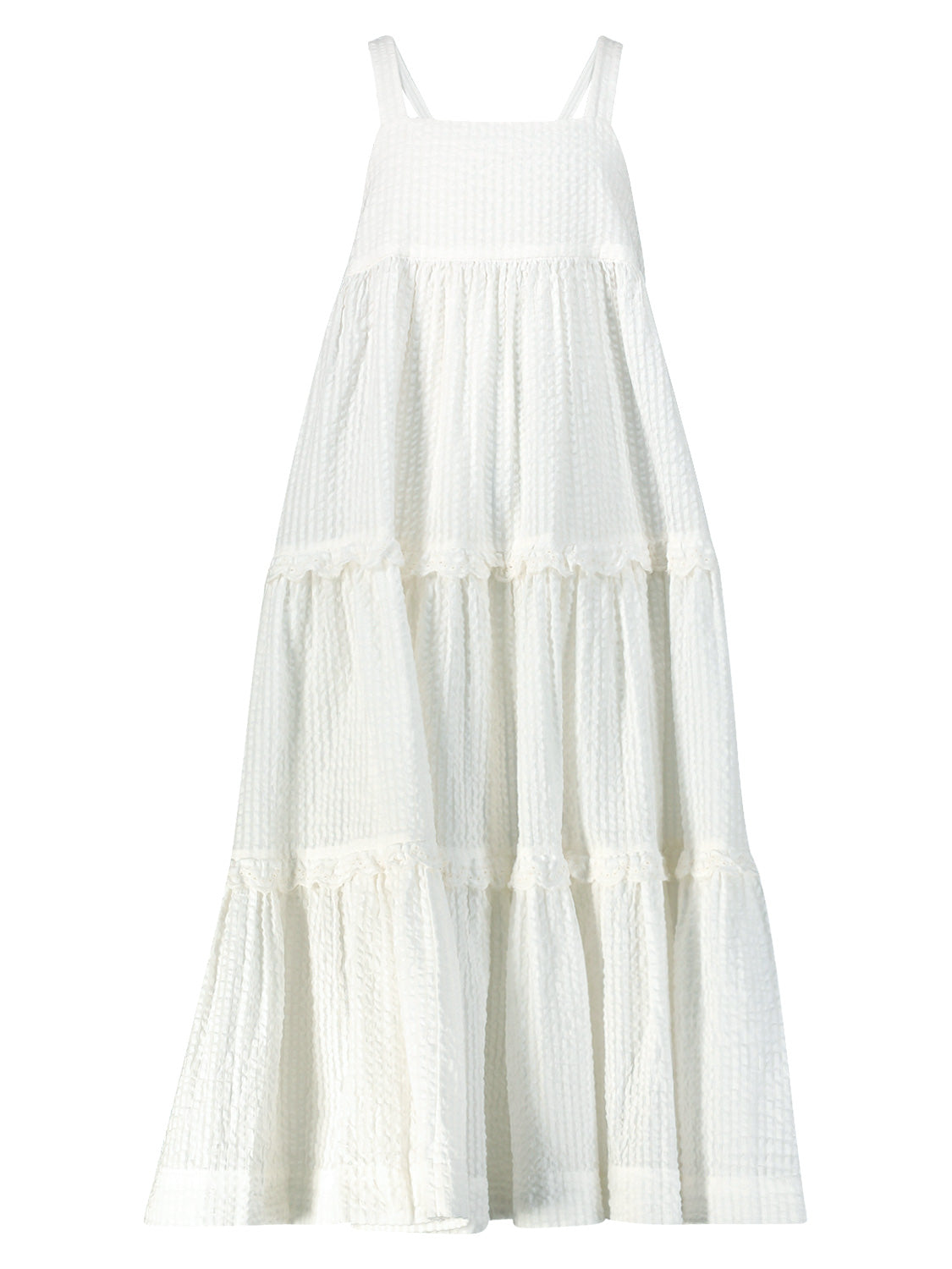 Bonpoint Kids dress Cherish White in White 1678465477-6708587283-1.jpg | NICKIS.com