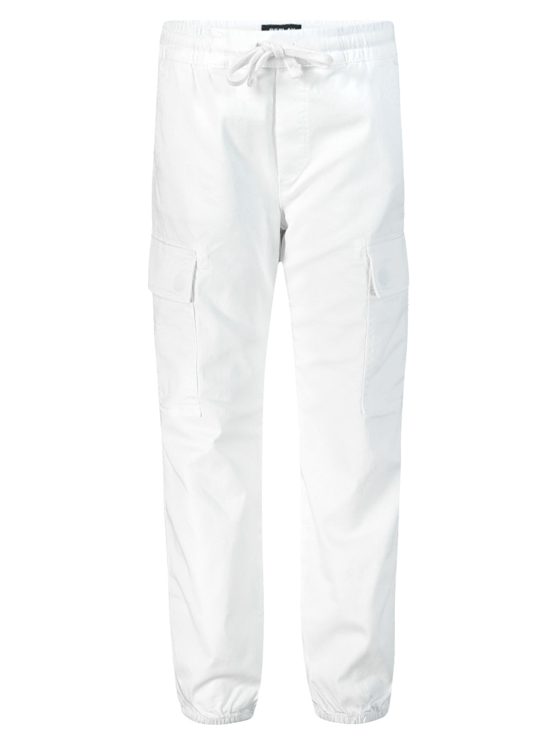 Replay & Sons Kids Cargo Trousers White in White 1681892342-6708658206-1.jpg | NICKIS.com