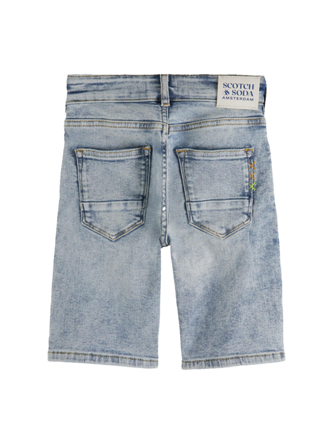 Scotch & Soda Kids Shorts Strummer slim Blue in Blue 1682330997-6708228375-4.jpg | NICKIS.com