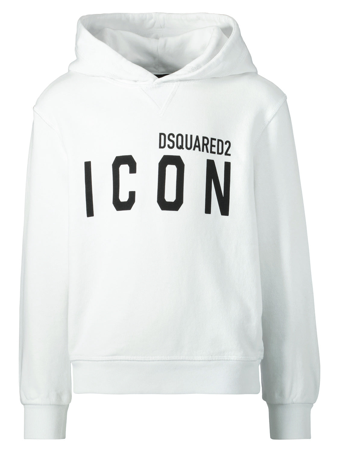 DSQUARED2 Kids hoodie Relax-icon White in White 1683819036-6202421578-1.jpg | NICKIS.com