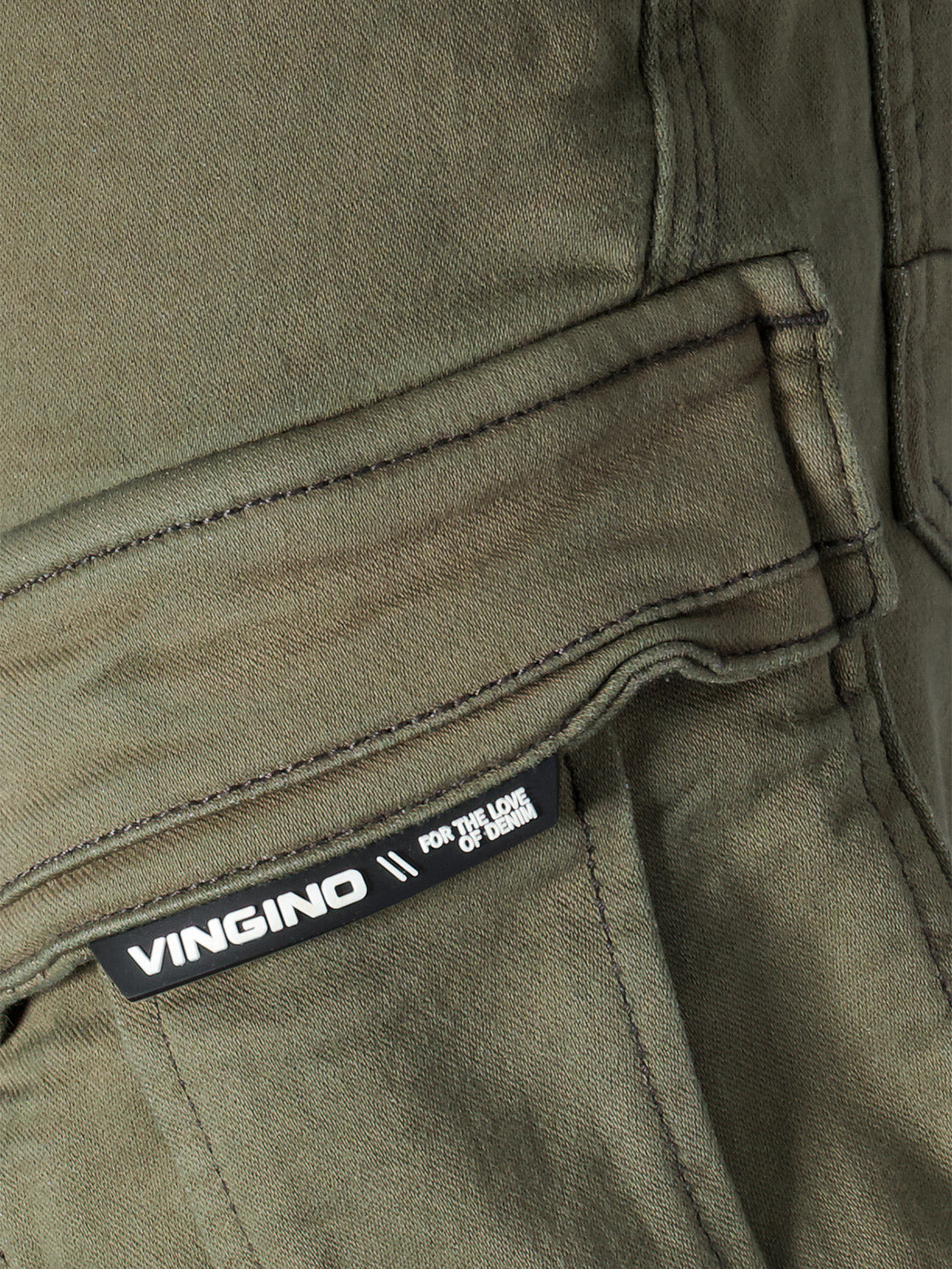 Vingino Kids Cargo Trousers Carlos Olive Green in Olive Green 1684834472-6803670670-6.jpg | NICKIS.com