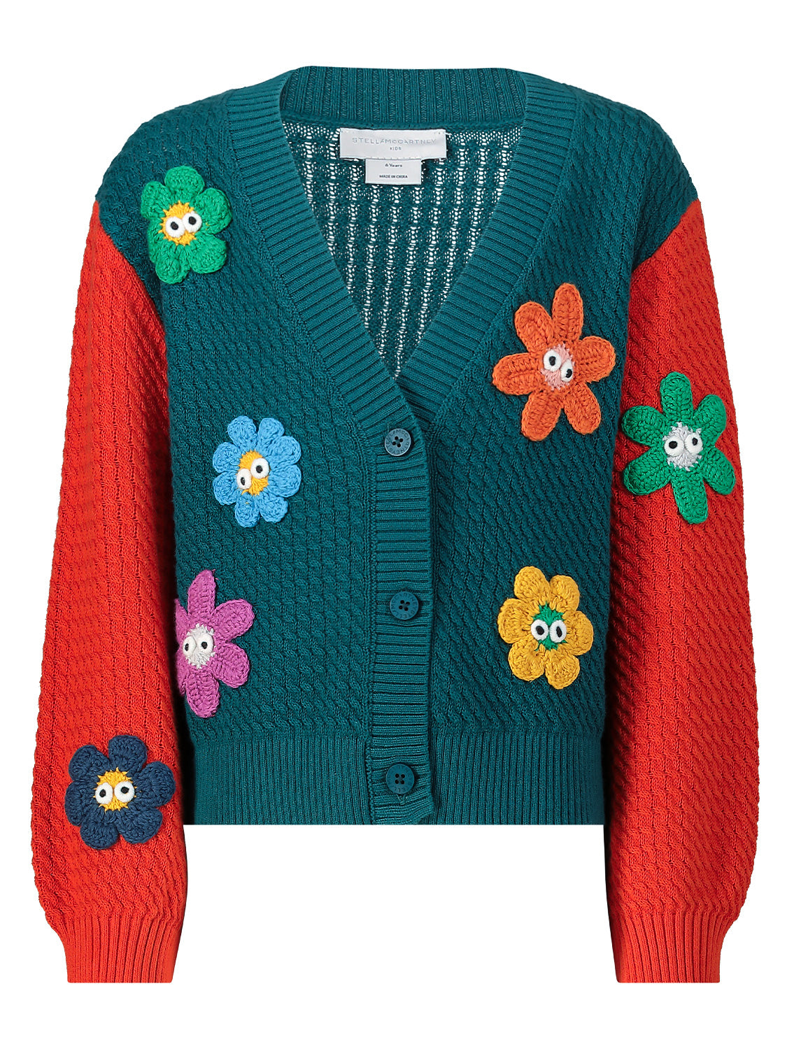 Stella McCartney Kids Kids cardigan Turquoise in Turquoise 1685026645-6805329730-1.jpg | NICKIS.com