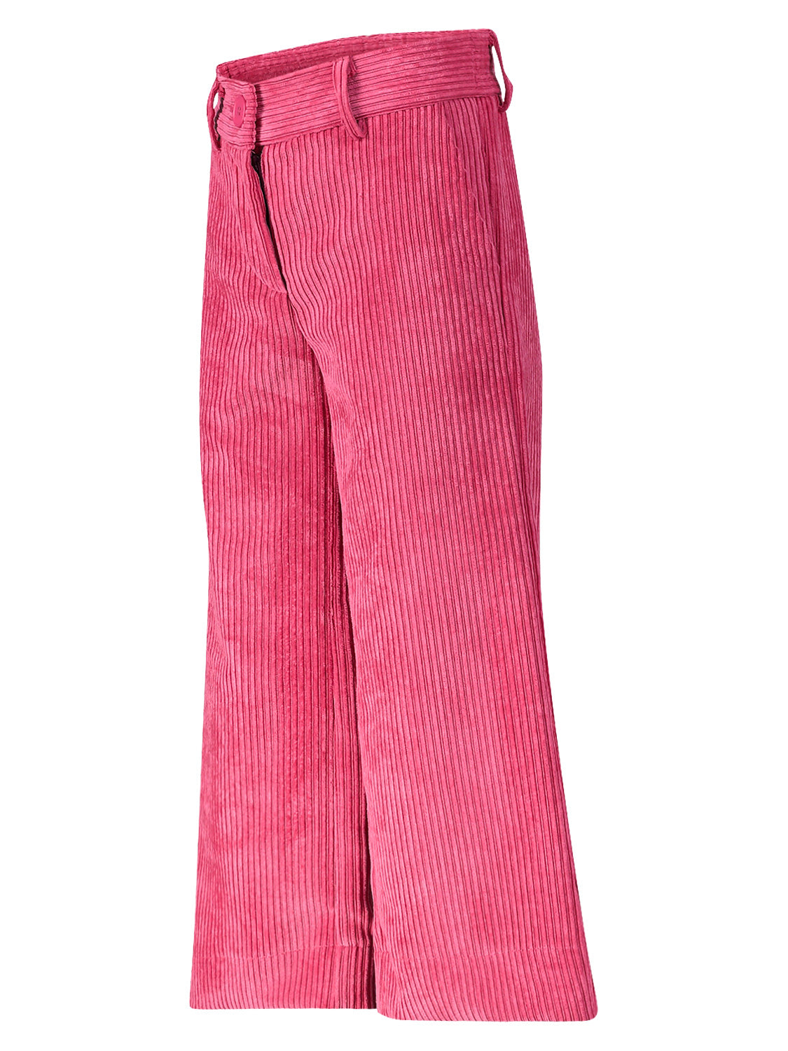 Monnalisa Kids Corduroy Trousers Fuchsia in Fuchsia 1685968587-6802867917-4.jpg | NICKIS.com