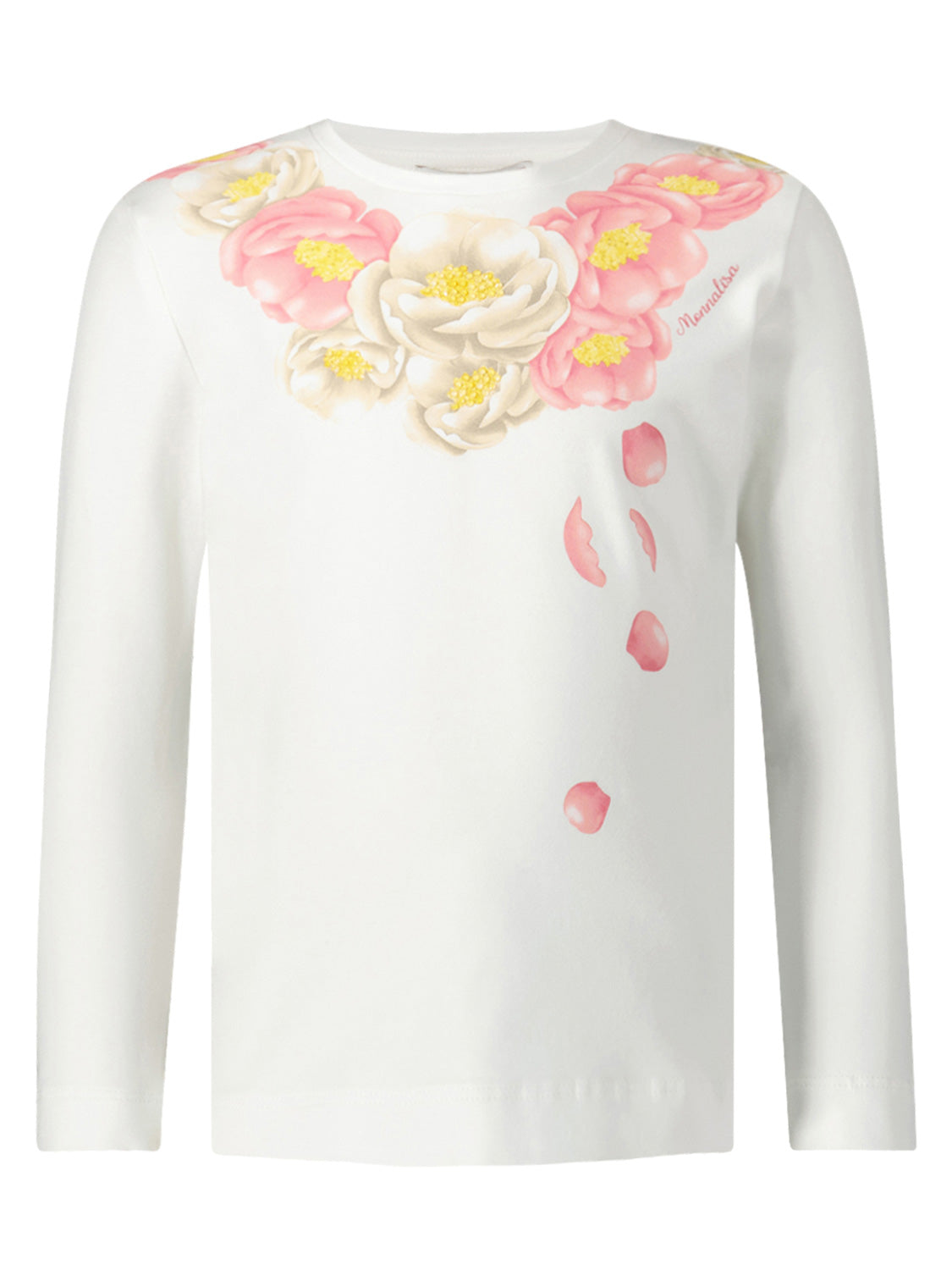 Monnalisa Kids long-sleeve White in White 1686153514-6806978960-1.jpg | NICKIS.com