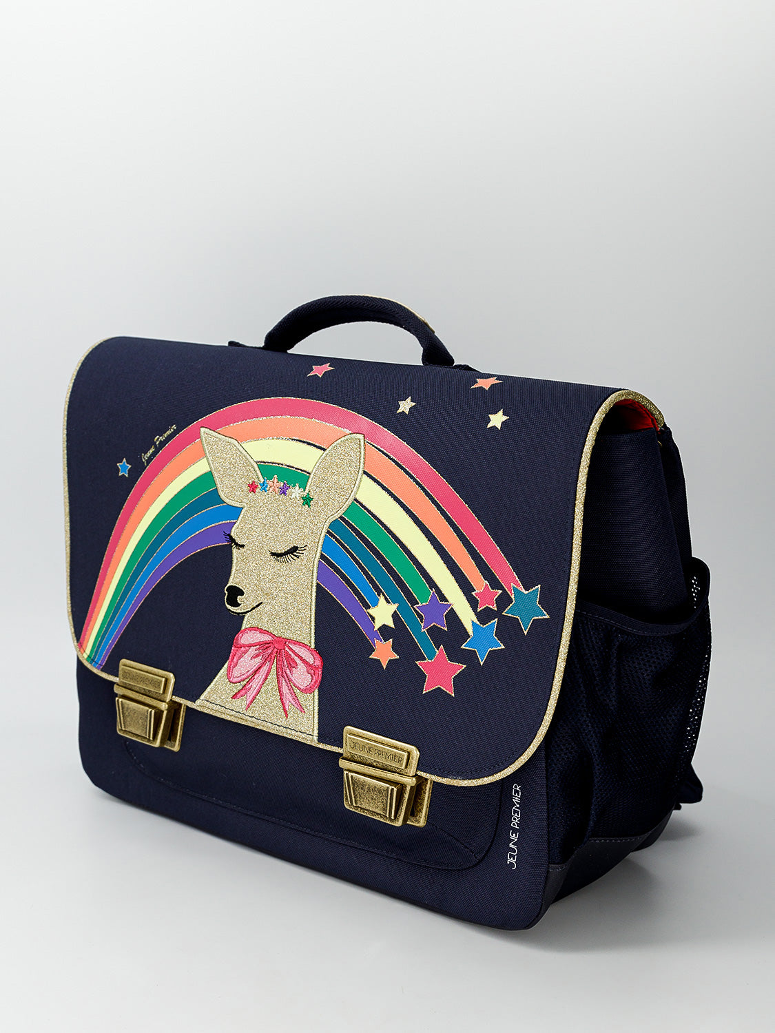 Jeune Premier Kids Satchels Classic Midi Rainbow Deer  in  1686301893-6802403080-2.jpg | NICKIS.com