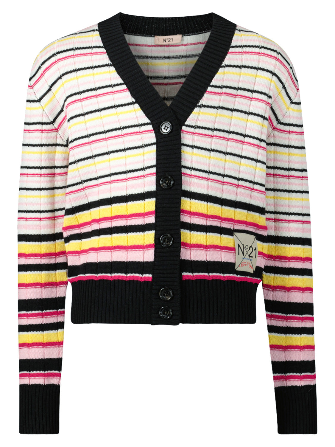 N°21 Kids cardigan Multicoloured in Multicoloured 1686836694-6800152807-1.jpg | NICKIS.com