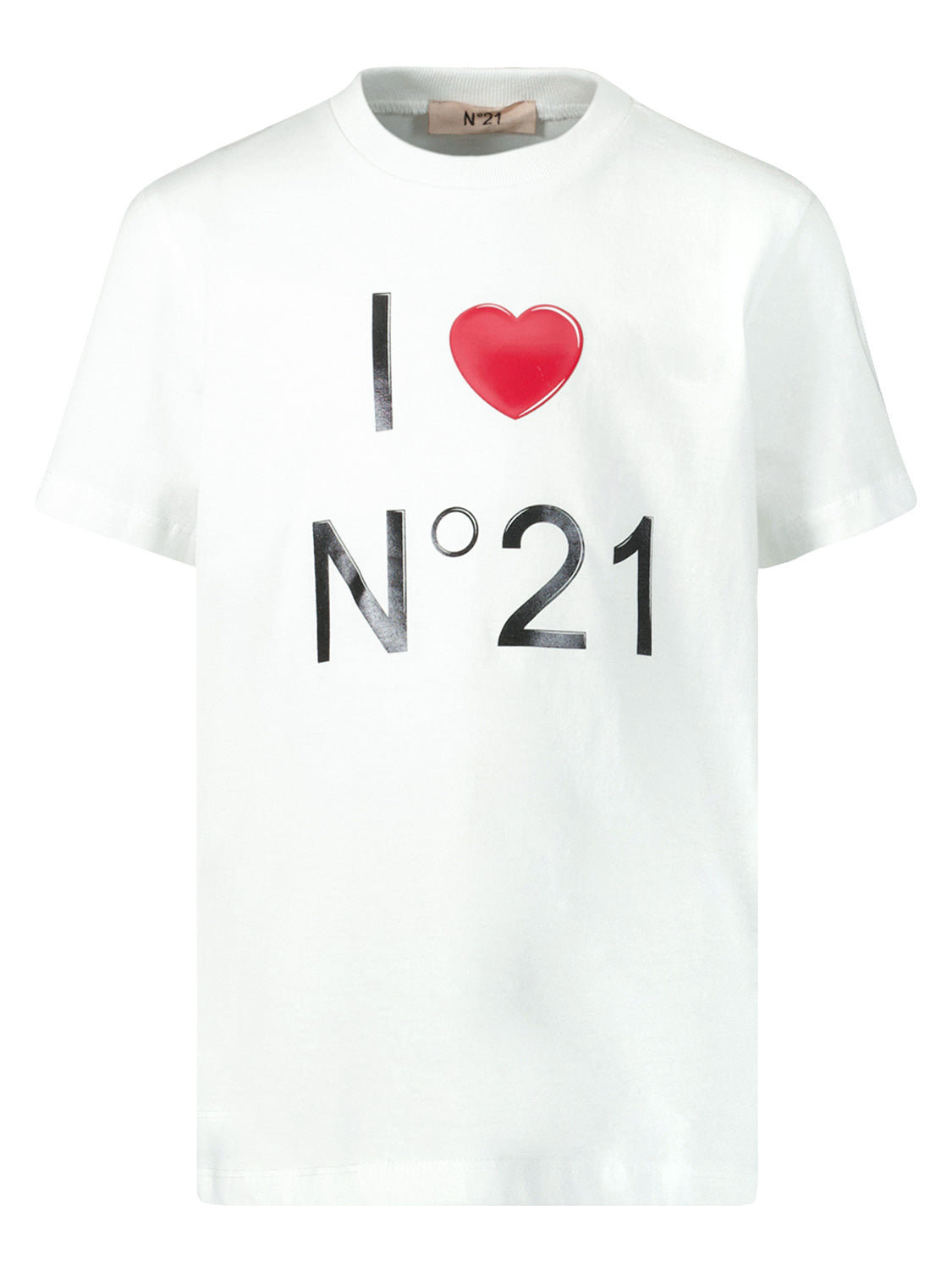 N°21 Kids t-shirt White in White 1686836724-6807418975-1.jpg | NICKIS.com