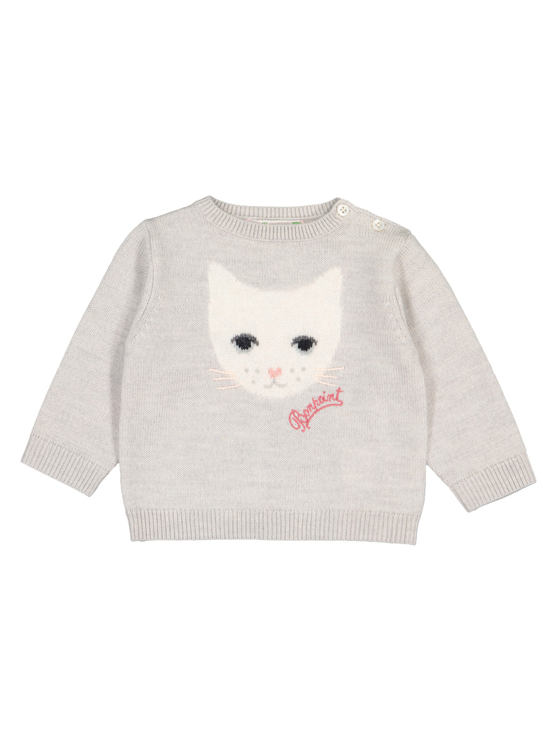 Bonpoint Kids Sweaters Almire Grey in Grey 1688397526-6804525799-1.jpg | NICKIS.com