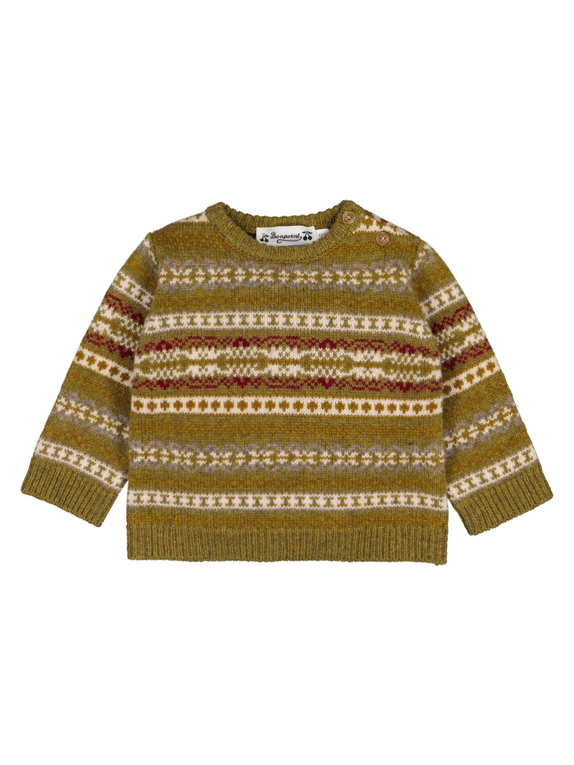 Bonpoint Kids Sweaters Dalmire Khaki in Khaki 1688397529-6805844831-1.jpg | NICKIS.com