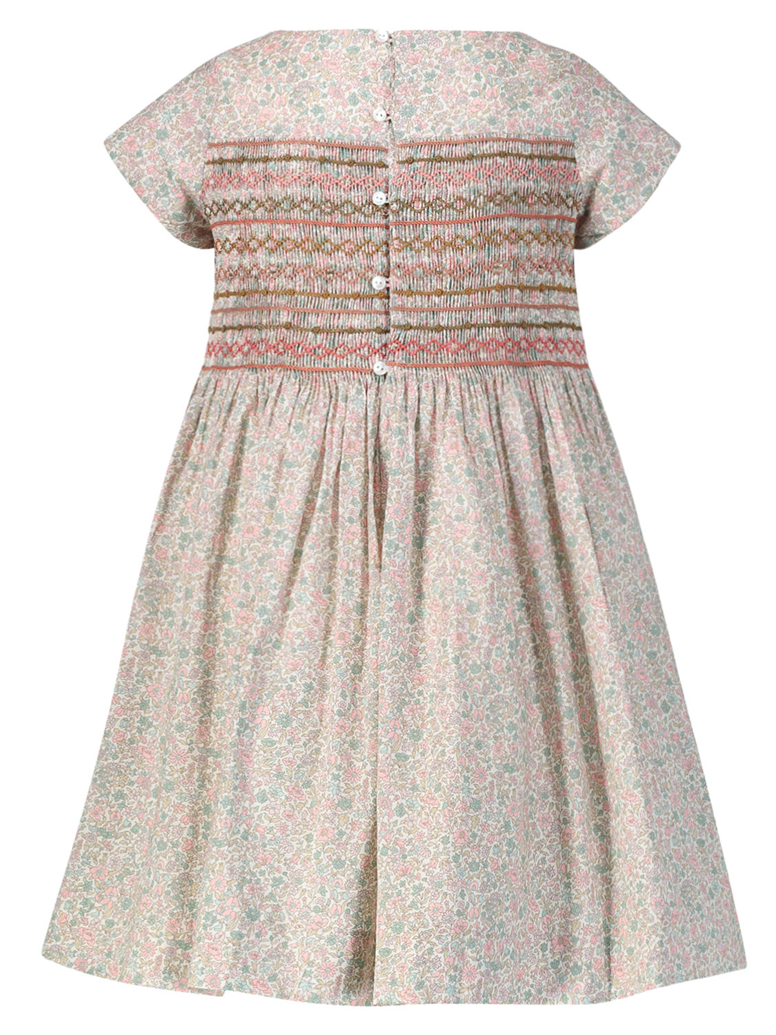 Bonpoint Kids dress Duchesse Multicoloured in Multicoloured 1688481093-6801804433-4.jpg | NICKIS.com