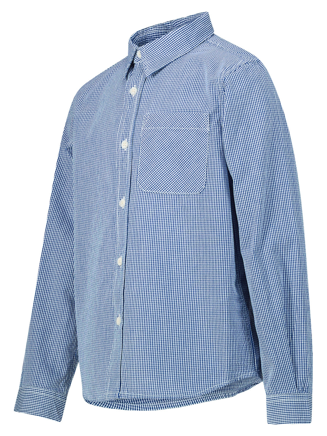 Bonpoint Kids shirt Tango Blue in Blue 1688481174-6806308299-4.jpg | NICKIS.com