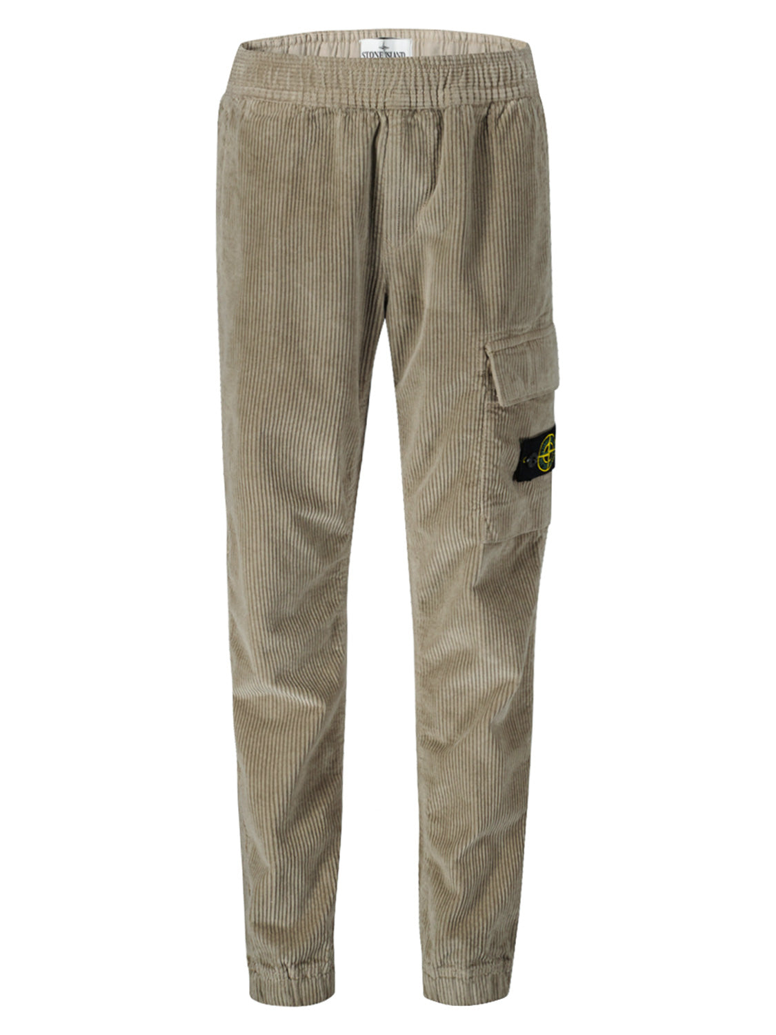 STONE ISLAND JUNIOR Kids Corduroy Trousers Beige in Beige 1688650411-6804964902-1.jpg | NICKIS.com