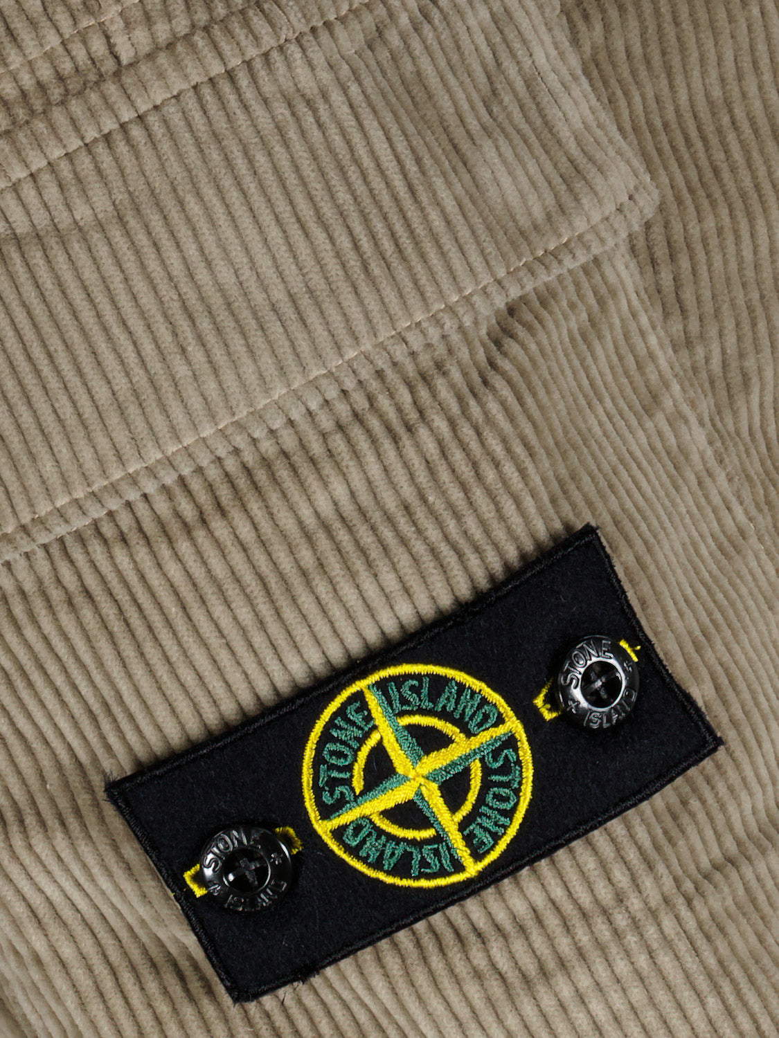 STONE ISLAND JUNIOR Kids Corduroy Trousers Beige in Beige 1688650412-6804964902-6.jpg | NICKIS.com