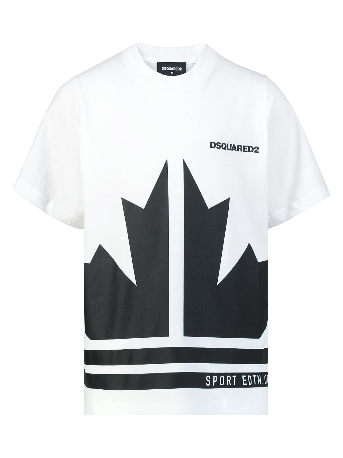 DSQUARED2 Kids t-shirt Slouch Fit White in White 1689599783-6806203644-1.jpg | NICKIS.com