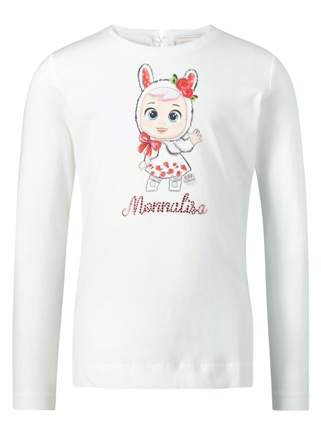 Monnalisa Kids long-sleeve White in White 1689674248-6807398066-1.jpg | NICKIS.com