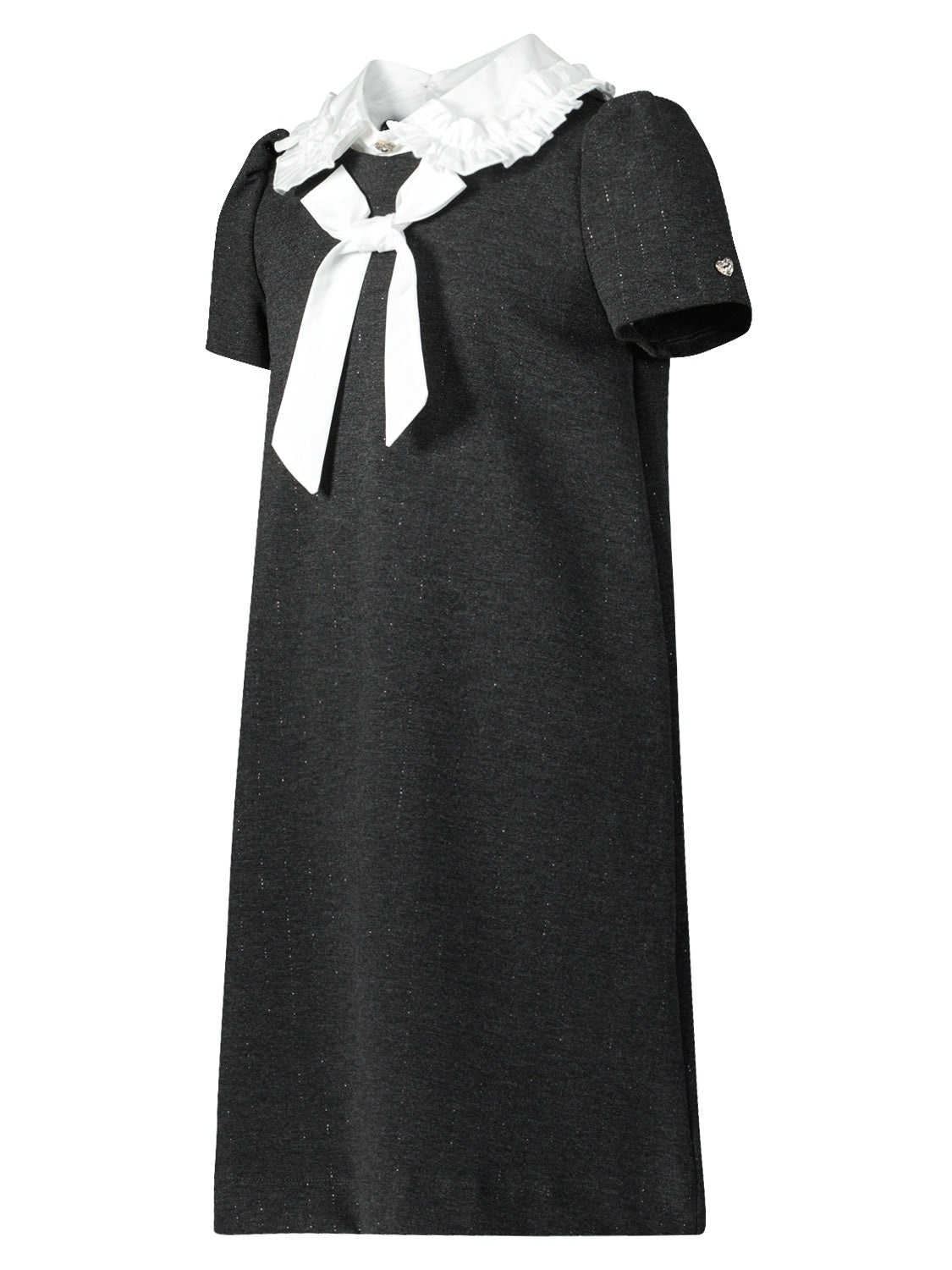 Monnalisa Kids dress Anthracite Grey in Anthracite Grey 1689674290-6805193707-4.jpg | NICKIS.com