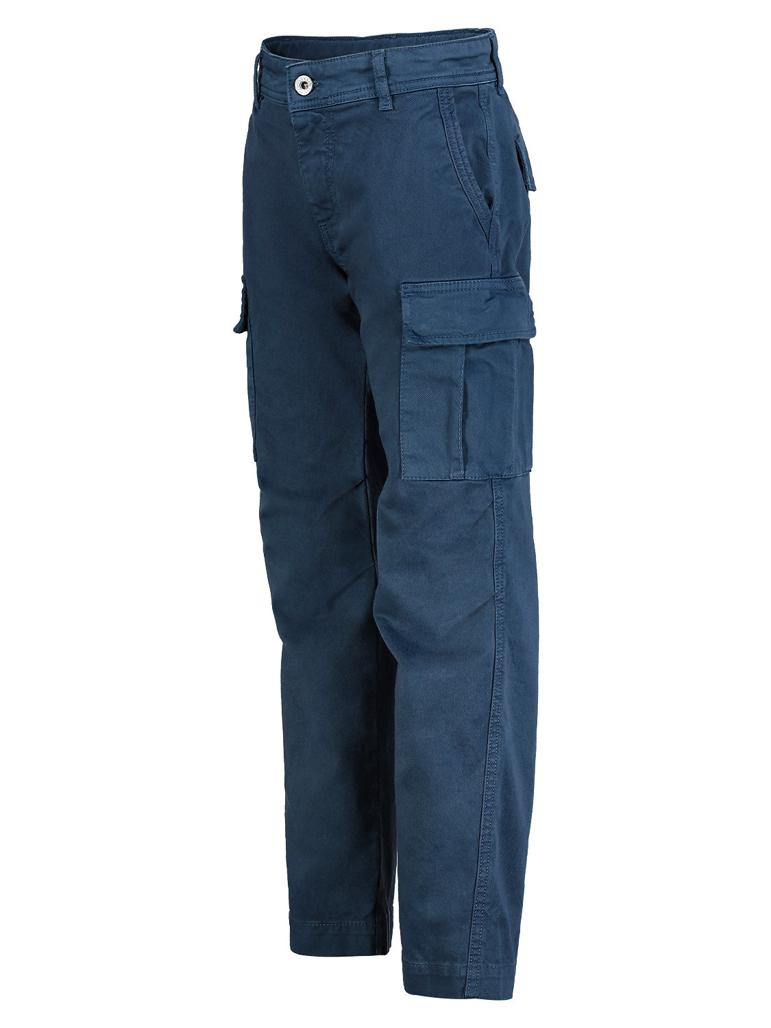 PLEASE - THE TROUSERS Kids Cargo Trousers Blue in Blue 1690213728-6800575424-4.jpg | NICKIS.com