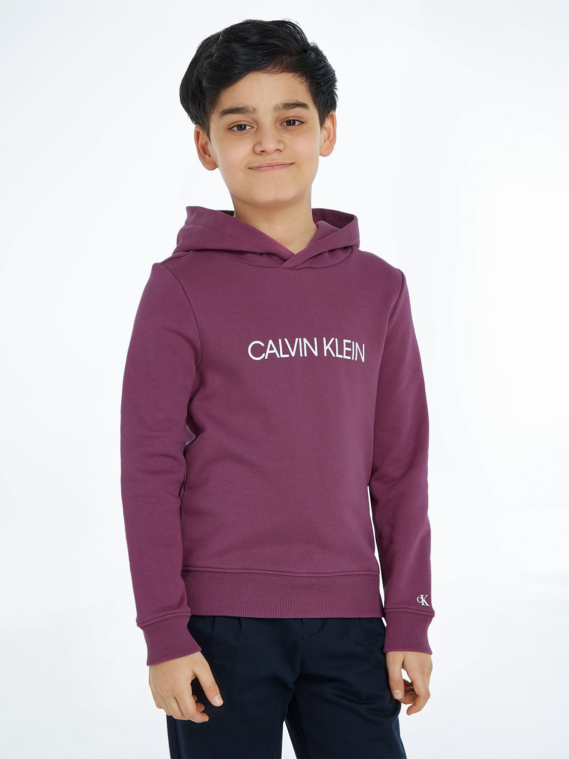 Calvin Klein Kids hoodie Purple in Purple 1690467458-6806293027-2.jpg | NICKIS.com